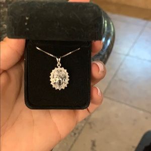 Sterling Silver Oval/ Pendant